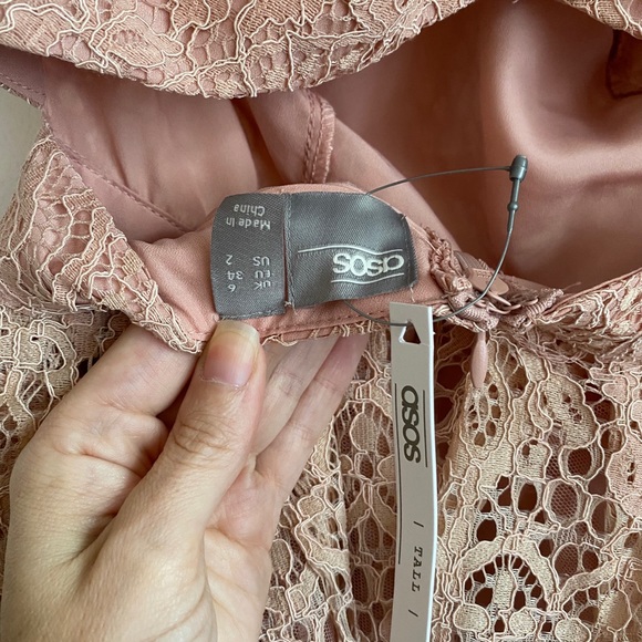 Dusky pink lace dress - Picture 4 of 4